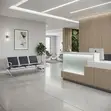 Three-Seater Metallic Reception Bench - 4