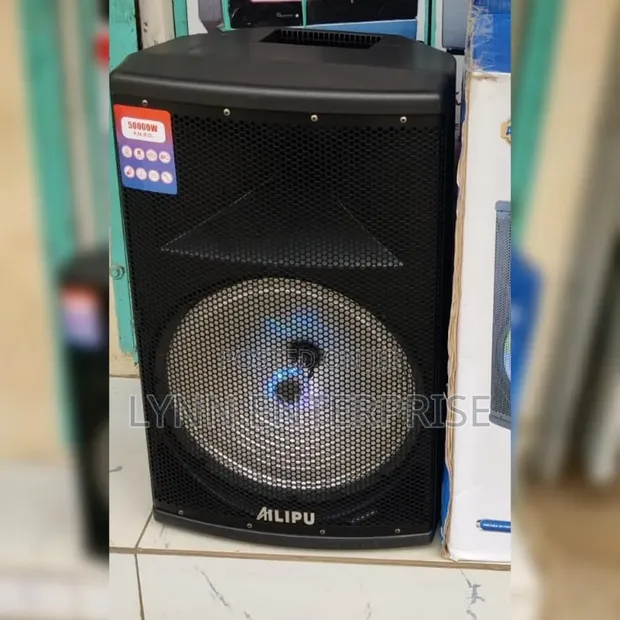 Ailipu Trolley Speaker Inachajiwa 15" 3511 na Mic Isiyo na Waya - 1