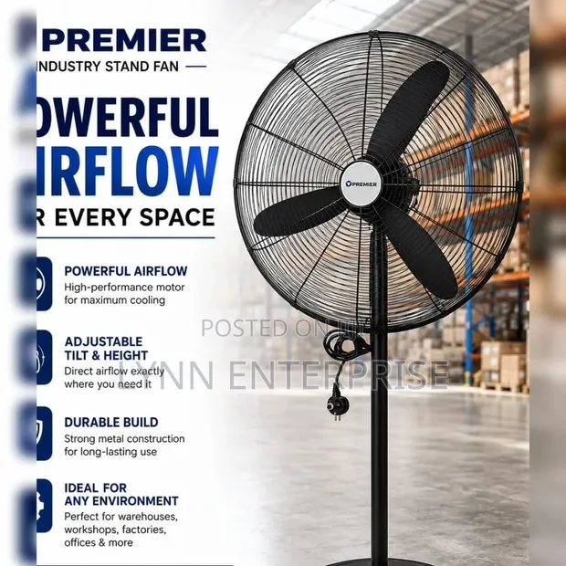 Premier Industry 26-Inch Standing Fan - 1