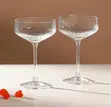 Vikombe vya Martini - Seti ya Vipande 6 vya Coupe Zenye Ribbed - 3