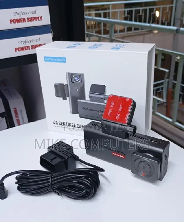 4G HD Dual Camera Dash Cam - Mbele na Nyuma - 1