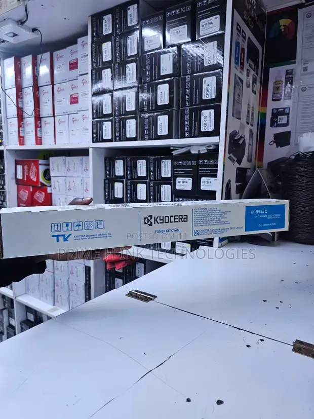 Kyocera TK-8515 Cyan Toner Cartridge ya Juu - 1
