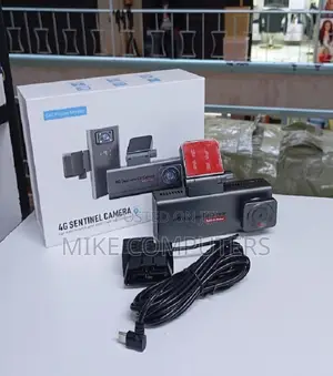 Dual Lens 4G Car Dash Cam yenye GPS & Night Vision