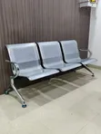 3-Way Link Chair, Unpadded Waiting Bench - 1