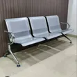3-Way Link Chair, Unpadded Waiting Bench - 2