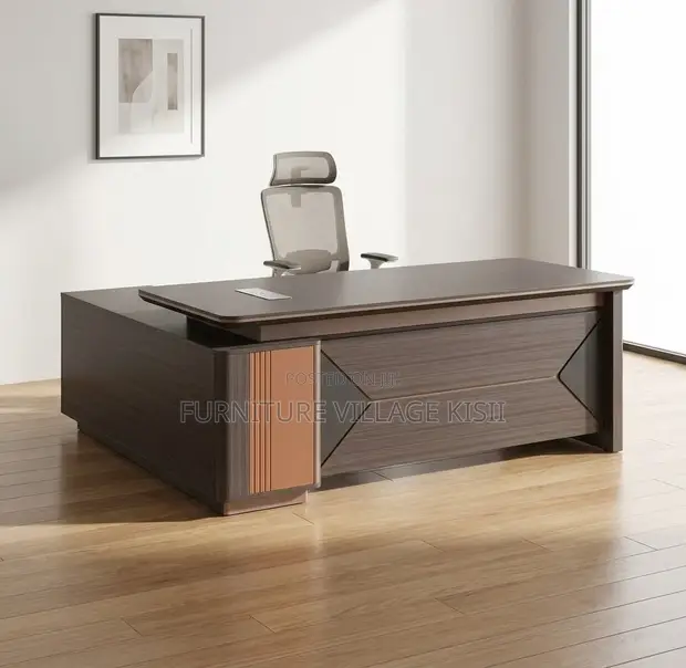 Modern Executive L-Shaped Office Desk 160cm - 1