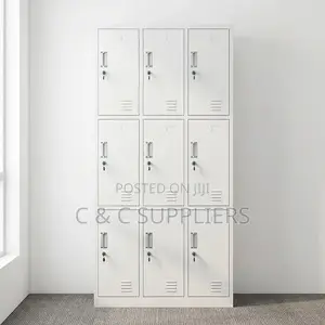 Brand New 9-Door Metallic Gym Cabinet