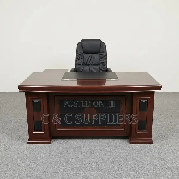 Imported C&C Mahogany Executive Desk - 1800mm - 1