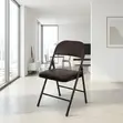 Black Folding Training Chair - Armless - 1