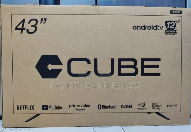 Cube TV 43" Android na Dhamana ya Mwaka 1 - 1