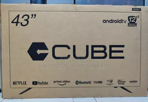 Cube TV 43" Android na Dhamana ya Mwaka 1