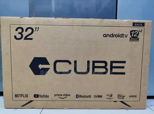 Cube 32" Android TV - 1 Year Warranty - 1
