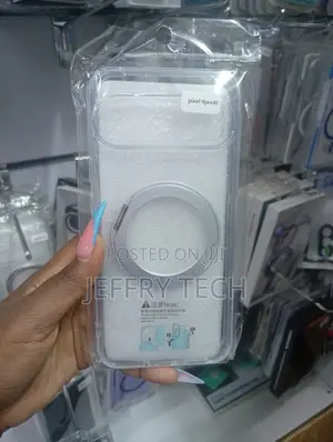 Google Pixel 9 Pro Transparent Magnetic Ring Case