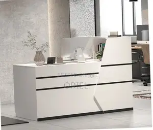 White Reception Desk
