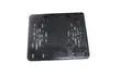 Black Plastic Number Plate Holder - Small Square - 1