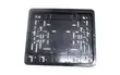 Black Plastic Number Plate Holder - Small Square - 2