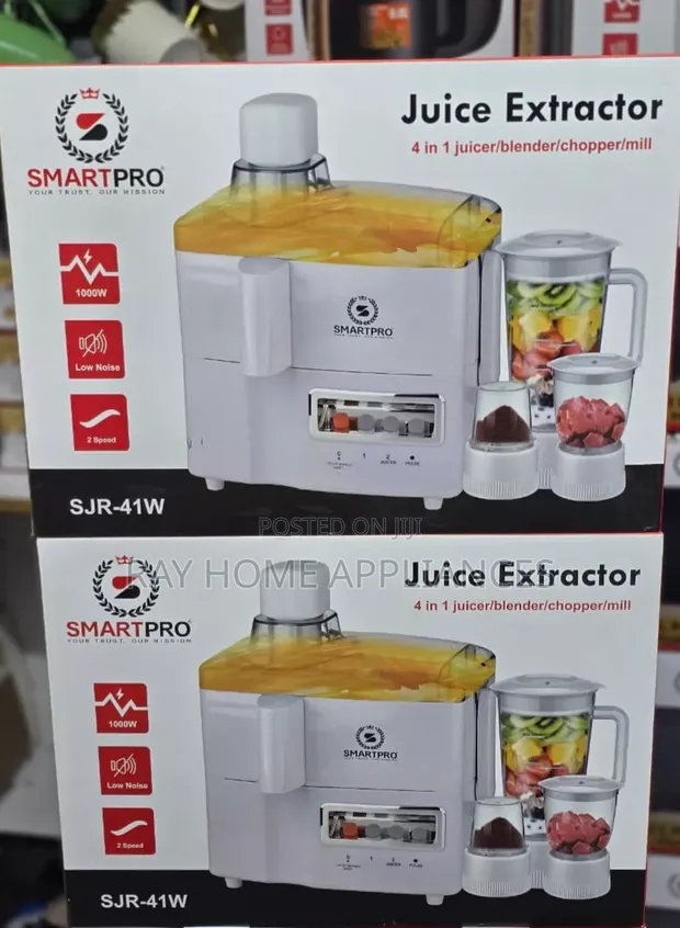 4-in-1 Smartpro Juicer, Blender, Grinder & Mill Food Processor - 1