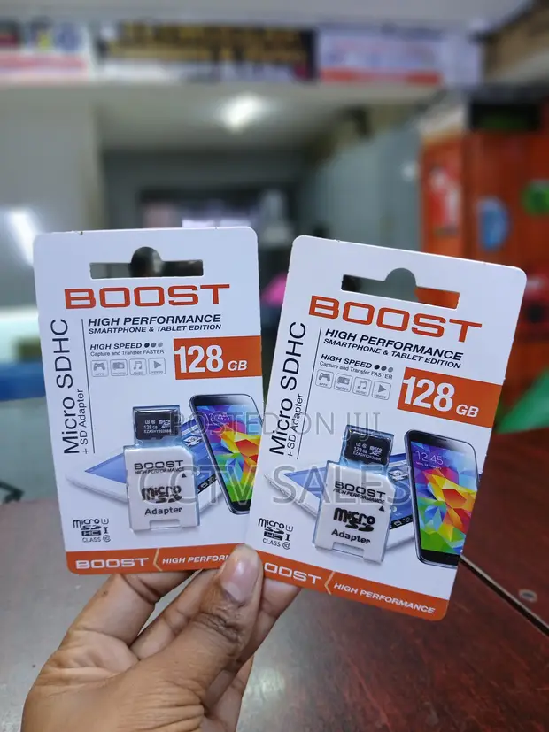 Boost Memory Card 128GB + SD Adapter - 1