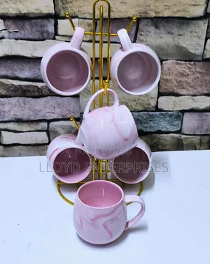 Beautiful Ceramic Mugs (Set of 6)