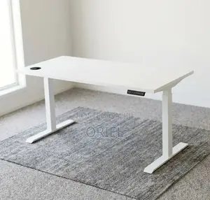 White Electric Standing Desk - 120cm