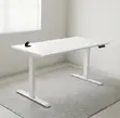 White Electric Standing Desk - 120cm - 5