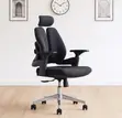 Black Orthopedic High Back Office Chair - 3