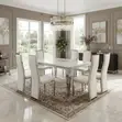 Marble Six Seater Dining Set - 4
