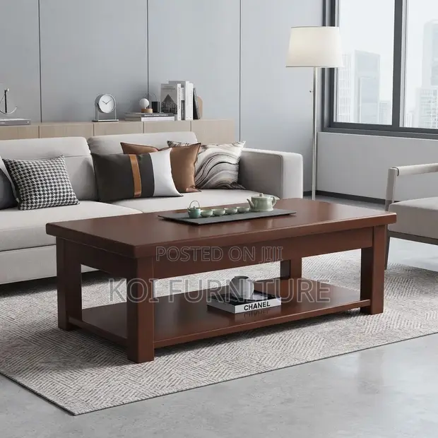 Mahogany Executive Coffee Table - 1