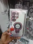 Pink & Clear Magnetic Ring Case for Samsung Galaxy S23 Ultra - 1