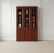 Executive 3-Door Mahogany Office Cabinet - 4
