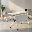 White Folding 1200mm Mobile Office Table - 1