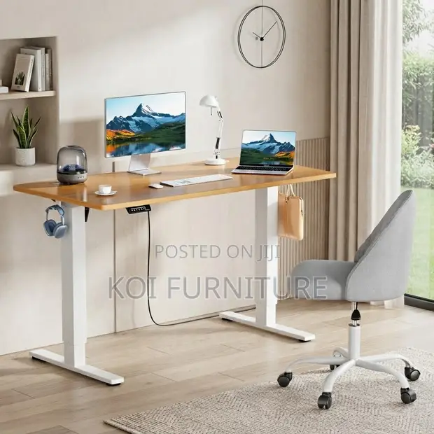 Ergonomic Modern 1.4m Adjustable Stand Desk - 1