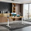 Ergonomic Modern 1.4m Adjustable Stand Desk - 4