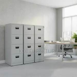 Four Drawer Stainless Steel Office Cabinet