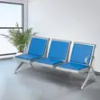 3-Link Padded Visitor Bench - 5