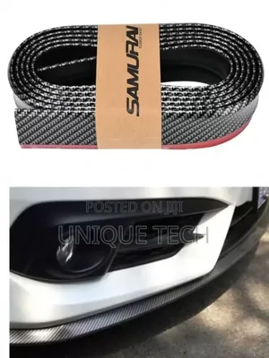 Samurai Universal Rubber Front Bumper Lip - Mpya Kabisa