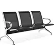 Metallic Steel 3-Seater Waiting Bench - 4
