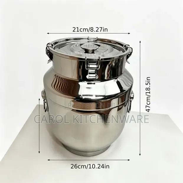 50 Litre Stainless Steel Milk Can - 1