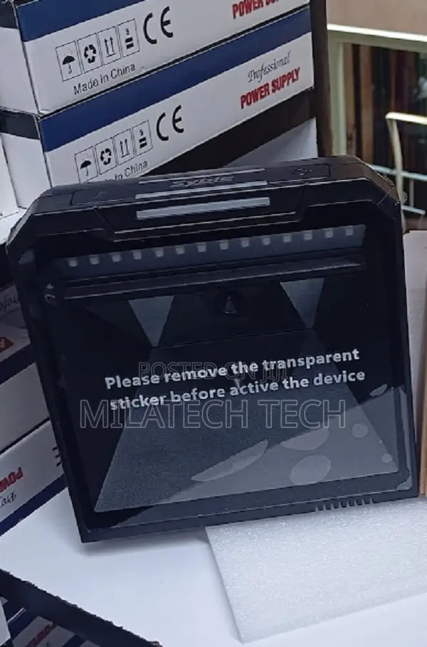 XB-8808B Desktop POS Barcode & QR Code Scanner - 1