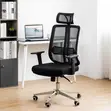 Ergonomic Adjustable Office Chair - Black - 5
