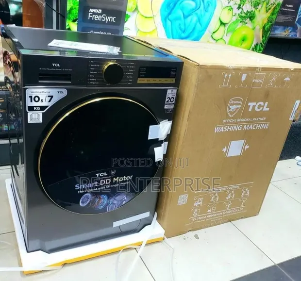 TCL 10.5/7kg Front Load Wash & Dry Washing Machine - 1