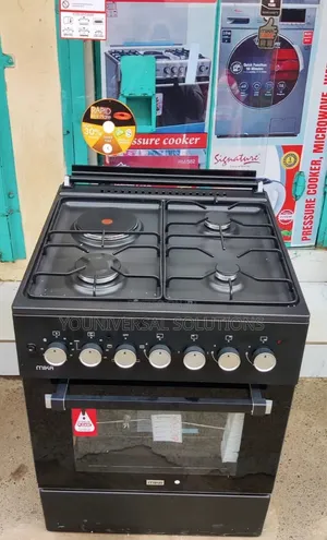 Mika Standing Cooker 60x60 3 Gas + 1 Electric