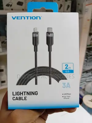 Vention 2M 3A Braided USB-C to Lightning Fast-Charging Cable