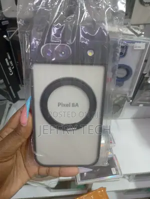 Matte Phone Case with Magnetic Ring Stand for Google Pixel 8A