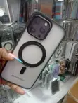 Translucent Magnetic Case with Ring Stand for iPhone 14 Pro Max - 2