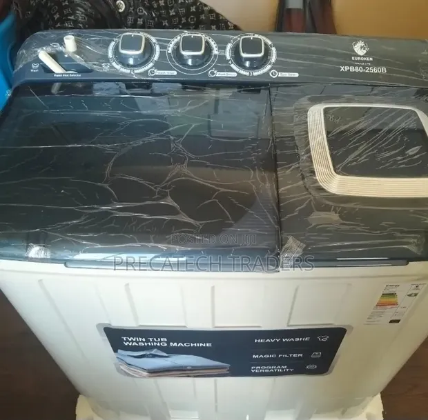 Euroken 8KG Twin Tub Washing Machine - Brand New - 1