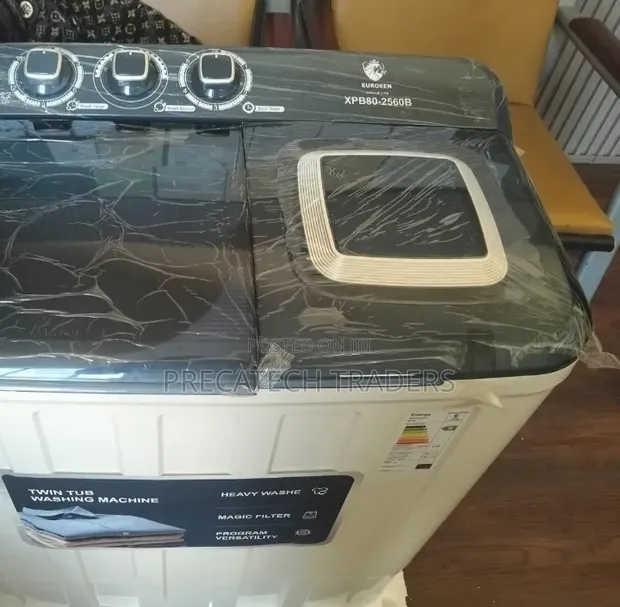 Euroken 8KG Twin Tub Washing Machine - 1