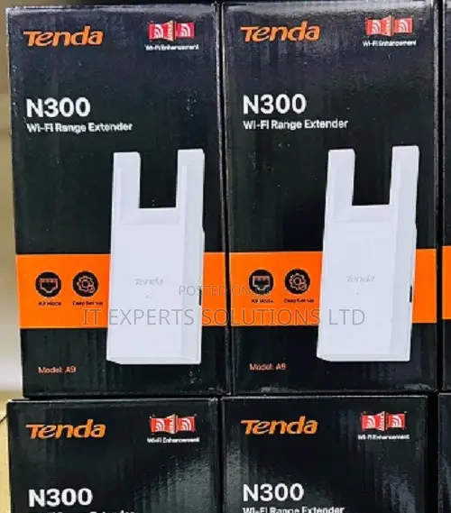 Tenda T10 N300 Wi-Fi Range Extender - 1