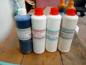 Laboratory Reagents: Acetone, Gram Stain, Giemsa, Neutral Red