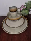 24-Piece Ceramic Dinner Set - Earthy Tones - 3